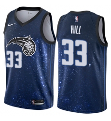 Women's Nike Orlando Magic #33 Grant Hill Swingman Blue NBA Jersey - City Edition