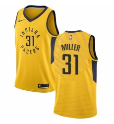 Youth Nike Indiana Pacers #31 Reggie Miller Swingman Gold NBA Jersey Statement Edition