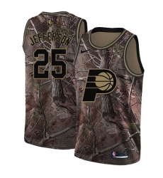 Youth Nike Indiana Pacers #25 Al Jefferson Swingman Camo Realtree Collection NBA Jersey