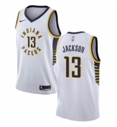 Youth Nike Indiana Pacers #13 Mark Jackson Authentic White NBA Jersey - Association Edition