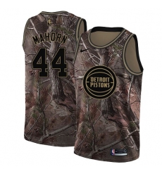 Youth Nike Detroit Pistons #44 Rick Mahorn Swingman Camo Realtree Collection NBA Jersey