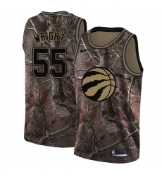 Women's Nike Toronto Raptors #55 Delon Wright Swingman Camo Realtree Collection NBA Jersey