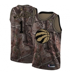 Men's Nike Toronto Raptors #1 Tracy Mcgrady Swingman Camo Realtree Collection NBA Jersey