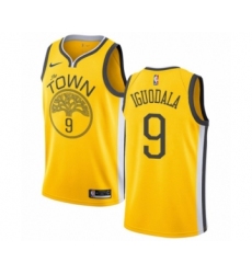 Women's Nike Golden State Warriors #9 Andre Iguodala Yellow Swingman Jersey - Earned Edition