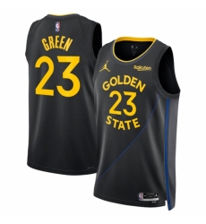 Men's Golden State Warriors #23 Draymond Green Black 2024-25 Statement Edition Stitched Basketball Jersey