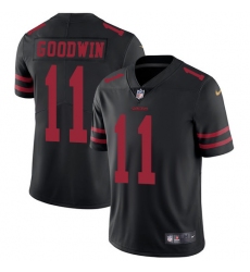 Youth Nike San Francisco 49ers #11 Marquise Goodwin Black Vapor Untouchable Limited Player NFL Jersey