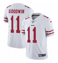 Youth Nike San Francisco 49ers #11 Marquise Goodwin White Vapor Untouchable Limited Player NFL Jersey
