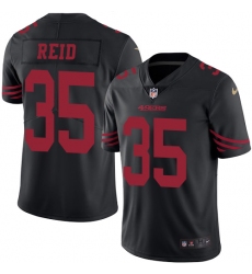 Men's Nike San Francisco 49ers #35 Eric Reid Limited Black Rush Vapor Untouchable NFL Jersey