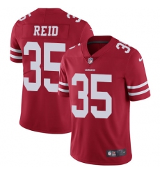 Youth Nike San Francisco 49ers #35 Eric Reid Red Team Color Vapor Untouchable Limited Player NFL Jersey