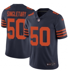 Youth Nike Chicago Bears #50 Mike Singletary Navy Blue Alternate Vapor Untouchable Limited Player NFL Jersey