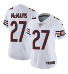 Women's Nike Chicago Bears #27 Sherrick McManis White Vapor Untouchable Limited Player NFL Jersey