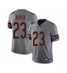 Men's Chicago Bears #23 Devin Hester Limited Silver Inverted Legend Football Jersey
