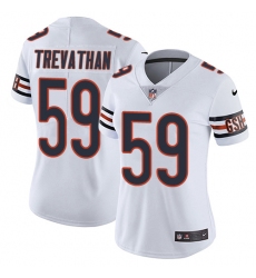 Women's Nike Chicago Bears #59 Danny Trevathan White Vapor Untouchable Limited Player NFL Jersey