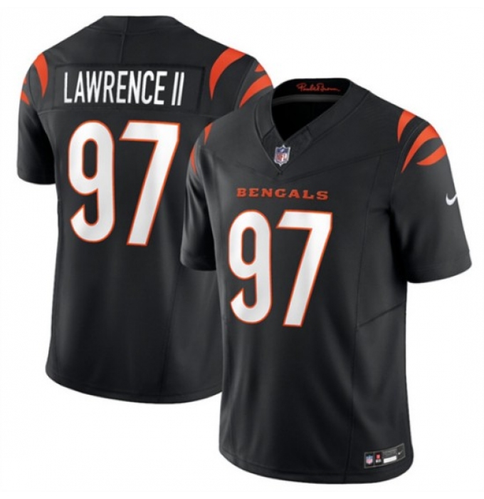 Men's Cincinnati Bengals #97 Dexter Lawrence II Black 2026 F.U.S.E. Vapor Untouchable Limited Football Stitched Jersey