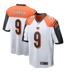 Men's Cincinnati Bengals Joe Burrow Nike White 2020 NFL Draft First Round Pick Game Jersey.webp