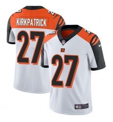Men's Nike Cincinnati Bengals #27 Dre Kirkpatrick Vapor Untouchable Limited White NFL Jersey