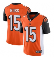 Youth Nike Cincinnati Bengals #15 John Ross Vapor Untouchable Limited Orange Alternate NFL Jersey