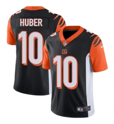 Youth Nike Cincinnati Bengals #10 Kevin Huber Vapor Untouchable Limited Black Team Color NFL Jersey
