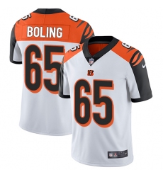 Men's Nike Cincinnati Bengals #65 Clint Boling Vapor Untouchable Limited White NFL Jersey