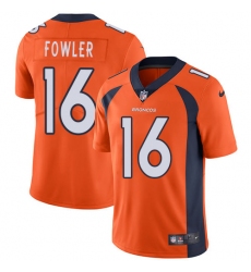 Men's Nike Denver Broncos #16 Bennie Fowler Orange Team Color Vapor Untouchable Limited Player NFL Jersey