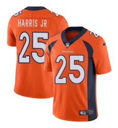 Youth Nike Denver Broncos #25 Chris Harris Jr Orange Team Color Vapor Untouchable Limited Player NFL Jersey