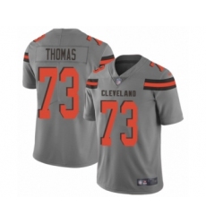 Women's Cleveland Browns #73 Joe Thomas Limited Gray Inverted Legend Football Jersey