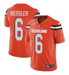 Men's Nike Cleveland Browns #6 Cody Kessler Orange Alternate Vapor Untouchable Limited Player NFL Jersey