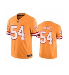 Men's Nike Tampa Bay Buccaneers #54 Lavonte David Orange Throwback Limited Stitched Jersey