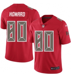 Youth Nike Tampa Bay Buccaneers #80 O. J. Howard Limited Red Rush Vapor Untouchable NFL Jersey