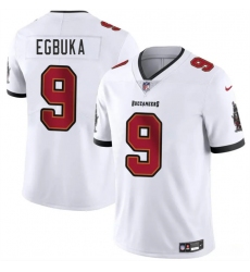 Men's Tampa Bay Buccaneers #9 Emeka Egbuka White 2025 Draft Vapor Untouchable Limited Football Stitched Jersey