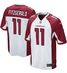 Men's Nike Arizona Cardinals #11 Larry Fitzgerald Game White NFL Jersey