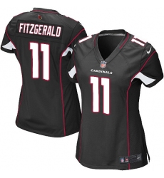 Women's Nike Arizona Cardinals #11 Larry Fitzgerald Game Black Alternate NFL Jersey