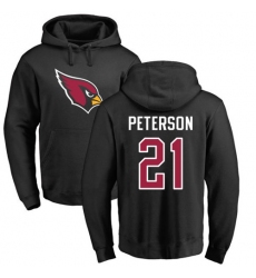NFL Nike Arizona Cardinals #21 Patrick Peterson Black Name & Number Logo Pullover Hoodie