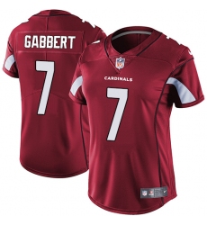 Women's Nike Arizona Cardinals #7 Blaine Gabbert Red Team Color Vapor Untouchable Limited Player NFL Jersey