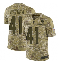 Youth Nike Arizona Cardinals #41 Antoine Bethea Limited Camo 2018 Salute to Service NFL Jersey