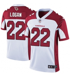 Men's Nike Arizona Cardinals #22 T. J. Logan White Vapor Untouchable Limited Player NFL Jersey