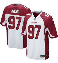 Men's Nike Arizona Cardinals #97 Josh Mauro Game White NFL Jersey