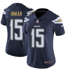 Women's Nike Los Angeles Chargers #15 Dontrelle Inman Navy Blue Team Color Vapor Untouchable Limited Player NFL Jersey