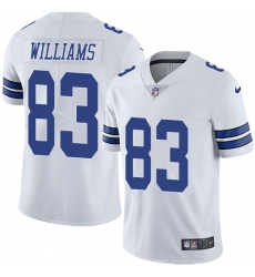 Men's Nike Dallas Cowboys #83 Terrance Williams White Vapor Untouchable Limited Player NFL Jersey
