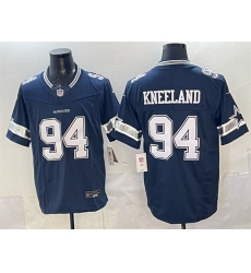 Men's Dallas Cowboys #94 Marshawn Kneeland Navy F.U.S.E. Vapor Limited Stitched Football Jersey