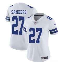 Women's Dallas Cowboys #27 Miles Sanders White 2025 Vapor Untouchable Limited Football Stitched Jersey(Run Small)