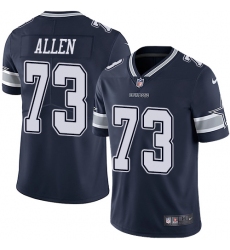 Men's Nike Dallas Cowboys #73 Larry Allen Navy Blue Team Color Vapor Untouchable Limited Player NFL Jersey