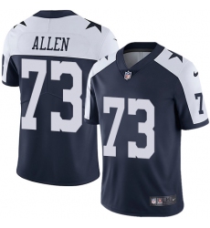 Youth Nike Dallas Cowboys #73 Larry Allen Navy Blue Throwback Alternate Vapor Untouchable Limited Player NFL Jersey