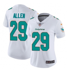 Women's Nike Miami Dolphins #29 Nate Allen White Vapor Untouchable Limited Player NFL Jersey