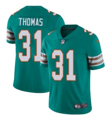 Youth Nike Miami Dolphins #31 Michael Thomas Aqua Green Alternate Vapor Untouchable Limited Player NFL Jersey