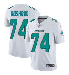 Youth Nike Miami Dolphins #74 Jermon Bushrod White Vapor Untouchable Limited Player NFL Jersey