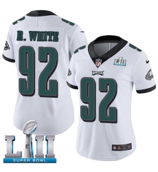 Women's Nike Philadelphia Eagles #92 Reggie White Vapor Untouchable Limited Player Super Bowl LII NFL Jersey