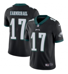 Men's Nike Philadelphia Eagles #17 Harold Carmichael Black Alternate Vapor Untouchable Limited Player NFL Jersey