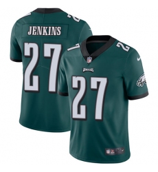 Youth Nike Philadelphia Eagles #27 Malcolm Jenkins Midnight Green Team Color Vapor Untouchable Limited Player NFL Jersey