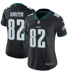 Women's Nike Philadelphia Eagles #82 Torrey Smith Black Alternate Vapor Untouchable Limited Player NFL Jersey